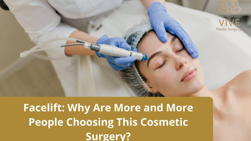 A medical professional performing a non-invasive facelift procedure on a patient, using a specialized skincare device.