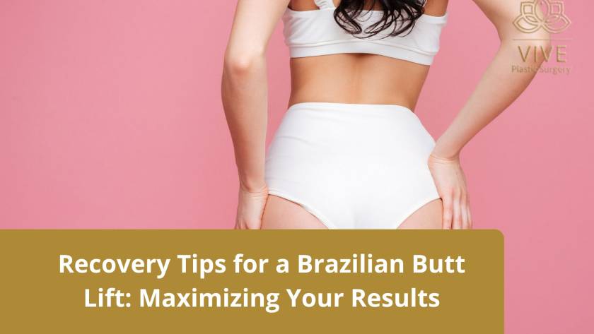 Woman showing her curvy figure after a successful Brazilian Butt Lift at VIVE Plastic Surgery.