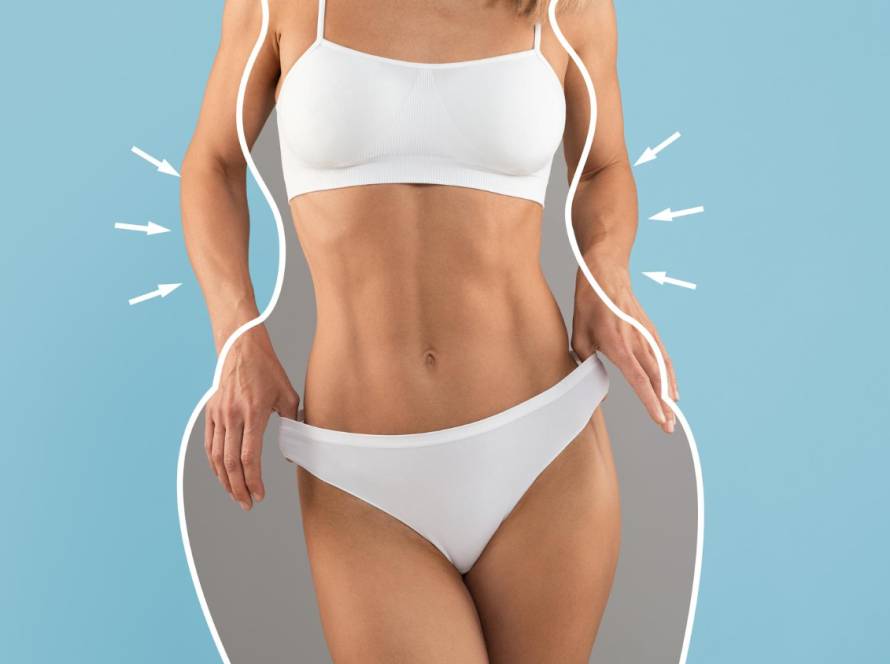 Slim waist and toned abdomen after Lipo 360 surgery in Tijuana