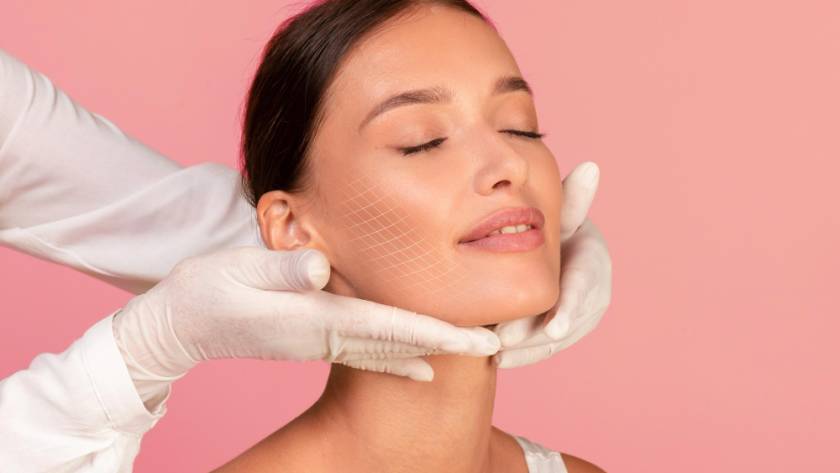 Woman with smooth skin during facelift consultation in Tijuana