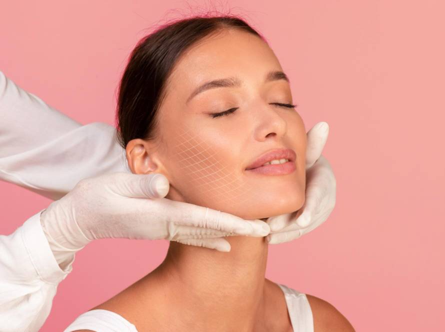 Woman with smooth skin during facelift consultation in Tijuana
