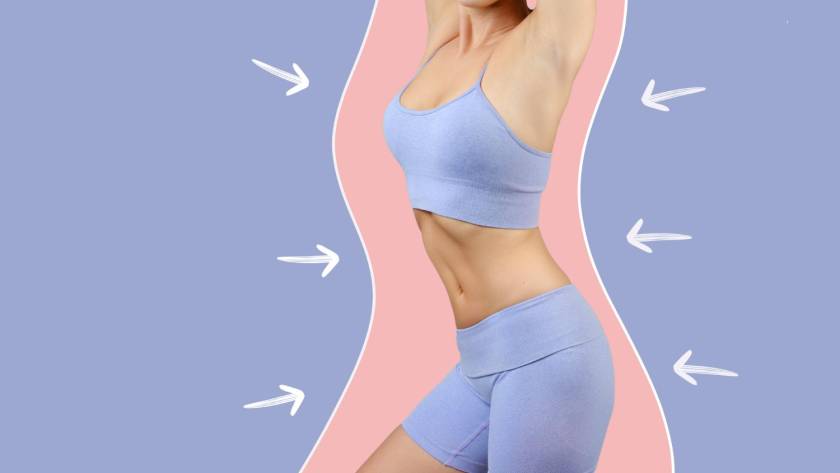 Slim female body after liposuction and body contouring in Tijuana